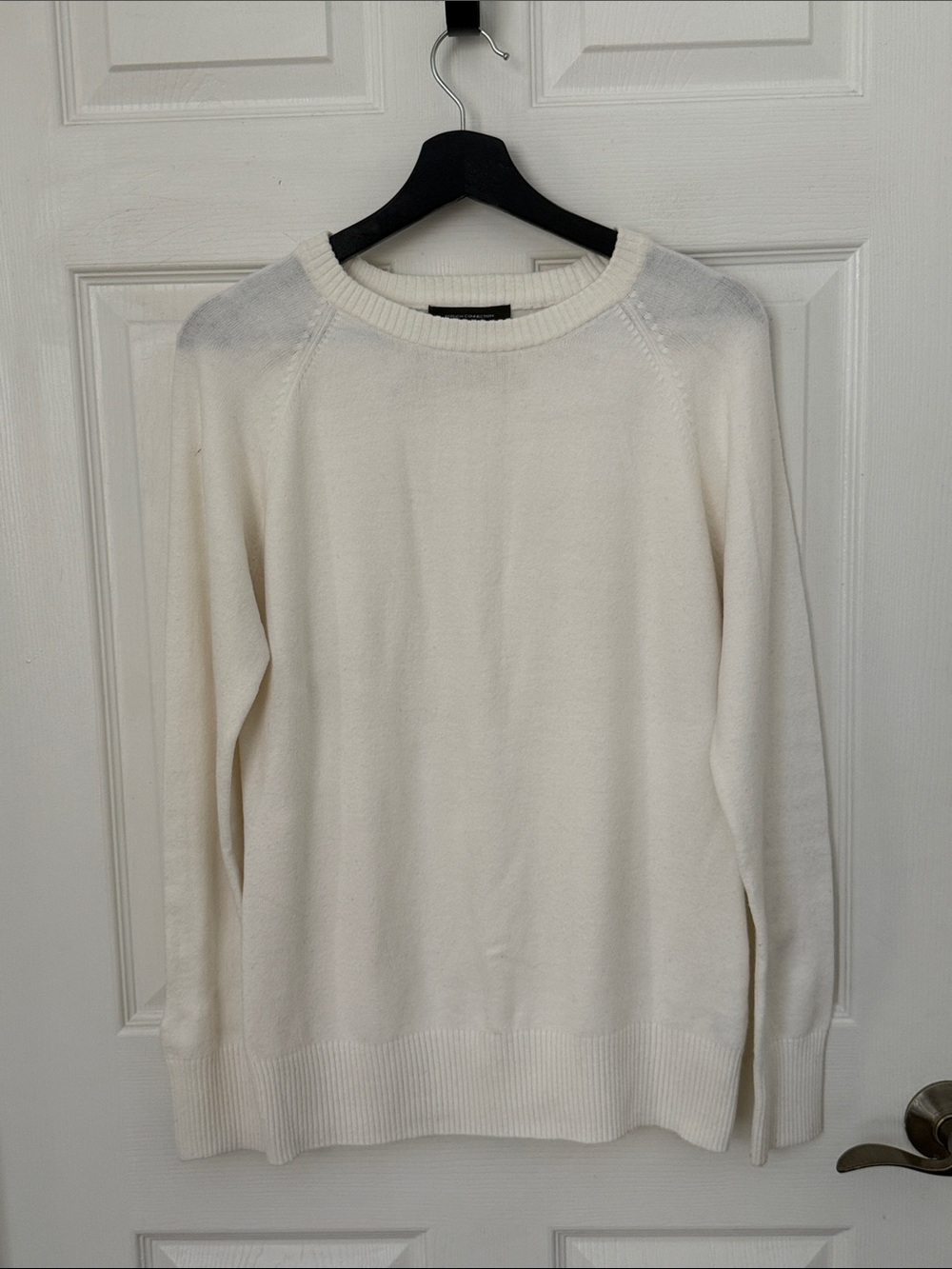 French Connection women’s cream Classic Crewneck Sweater